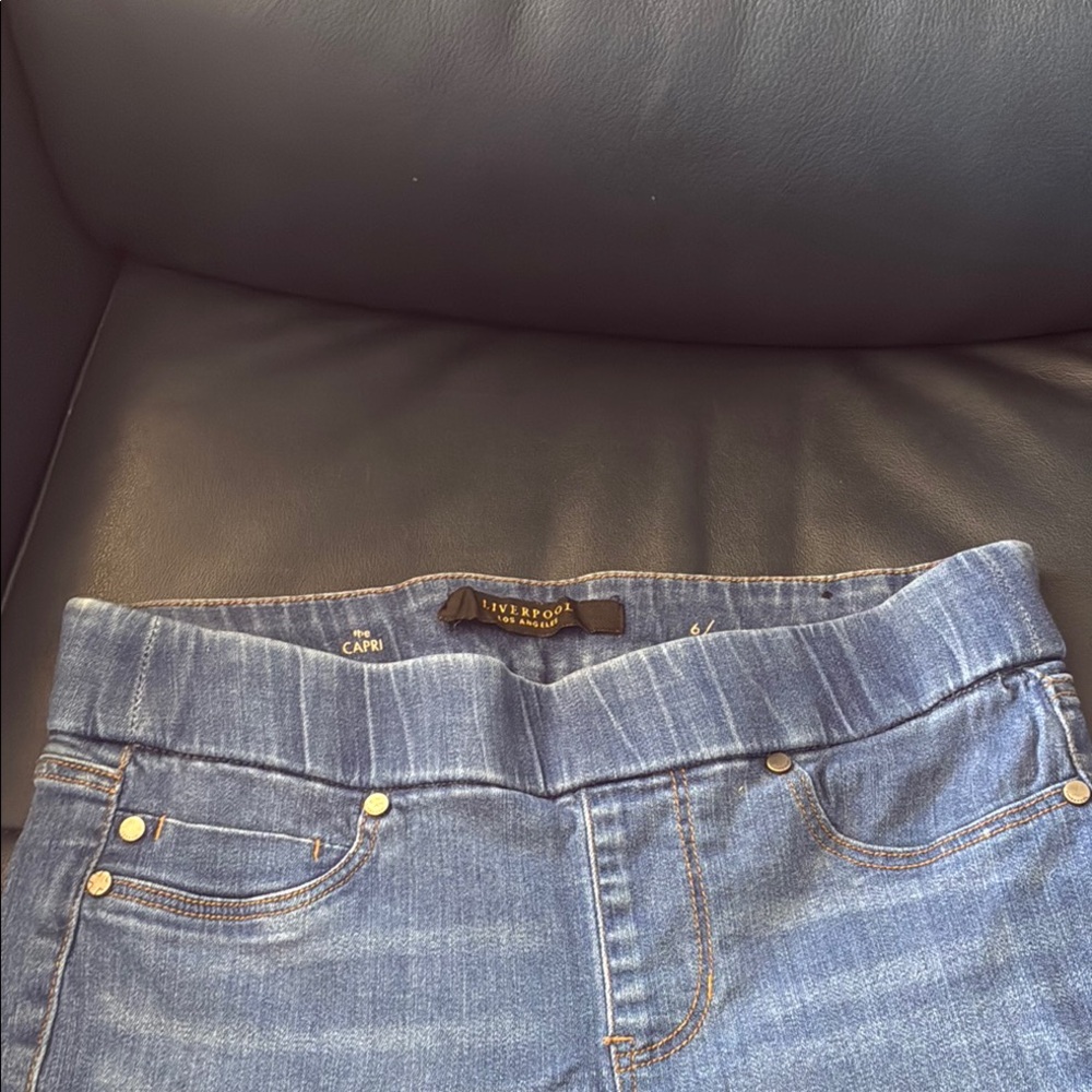 Liverpool Jeans Company Blue Jeggings with Stretchy Waistband